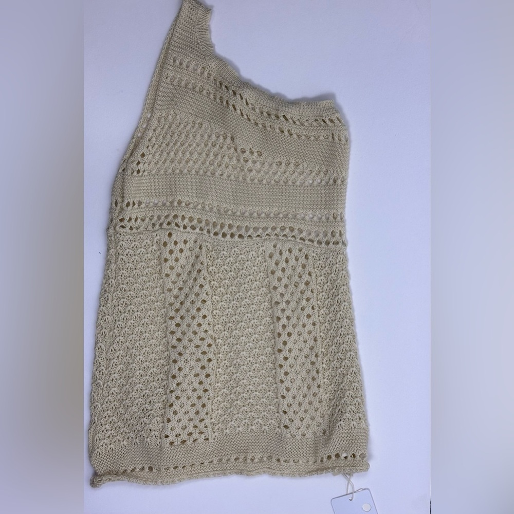 Women's Asymmetrical One Shoulder Off Knit Top